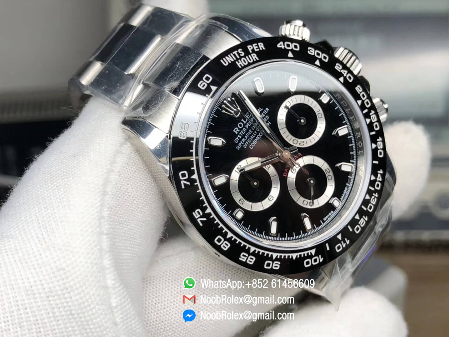 Daytona | 116500 | 904L Steel | Black Dial | Black Ceramic Bezel SA4130 |  Full Chrono | Noob Edition V2 – Noob Watch Review – The Best Swiss Replica  Watches