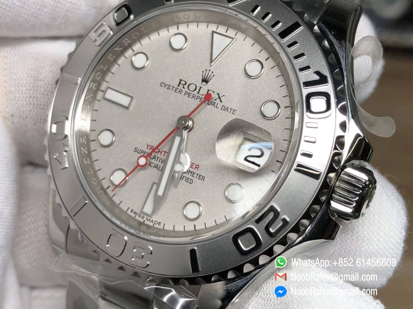 Noob Watch | Yacht-Master | 116622 | Rolesium Gray Dial | 3D Bezel ...