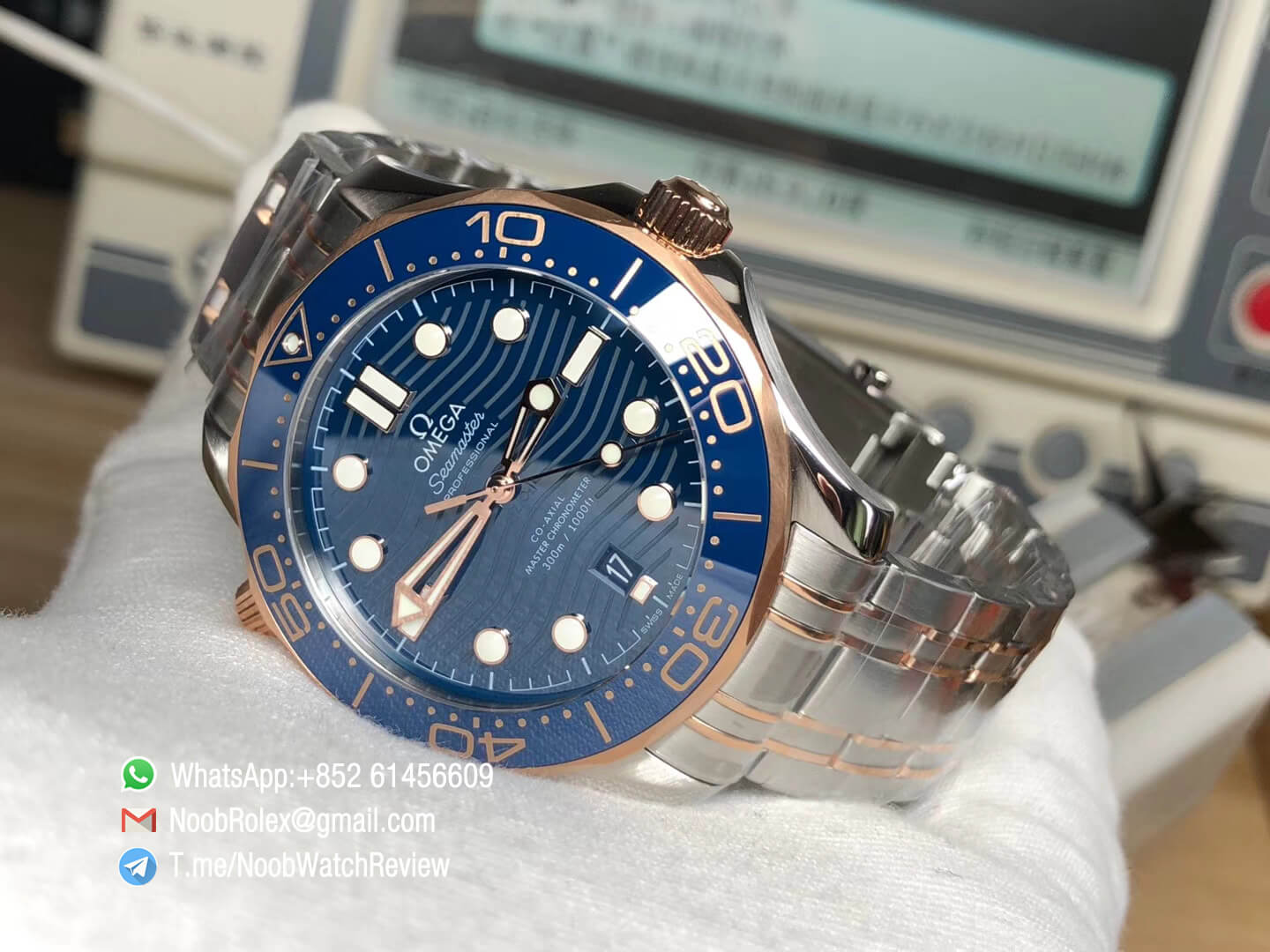 VSF | Seamaster | Diver 300M | Rose Gold & Steel Bracelet ...