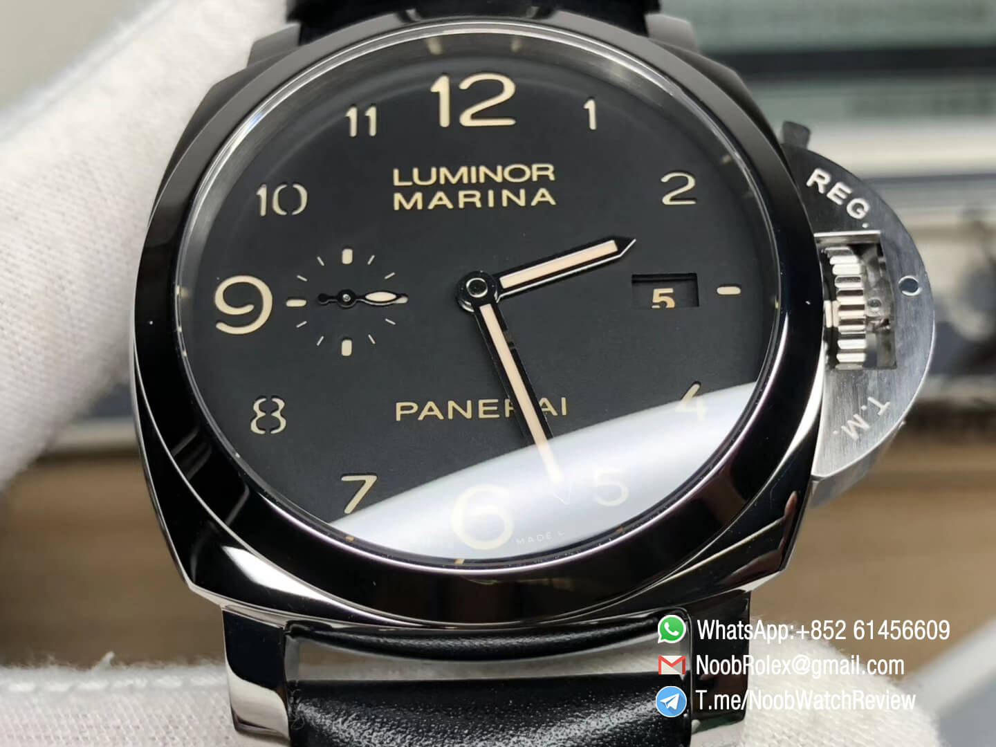 Luminor Marina PAM00359 Steel Case Black Dial Black